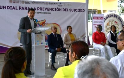 Prevención del suicidio en Tlaxcala avanza con acciones comunitarias