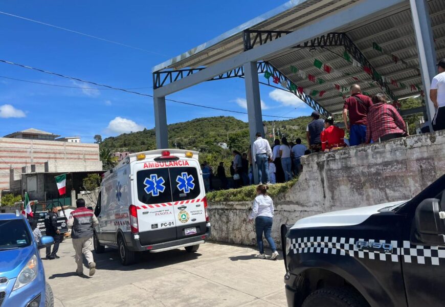 Incidente en Panotla por pirotecnia atendido por autoridades