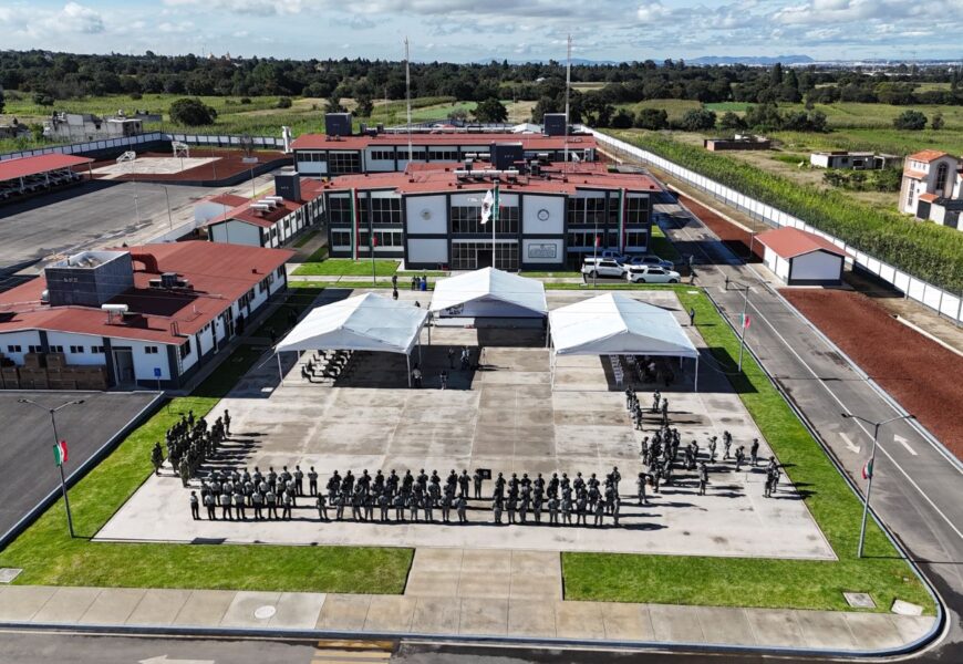Inauguran cuartel de la Guardia Nacional en Teolocholco