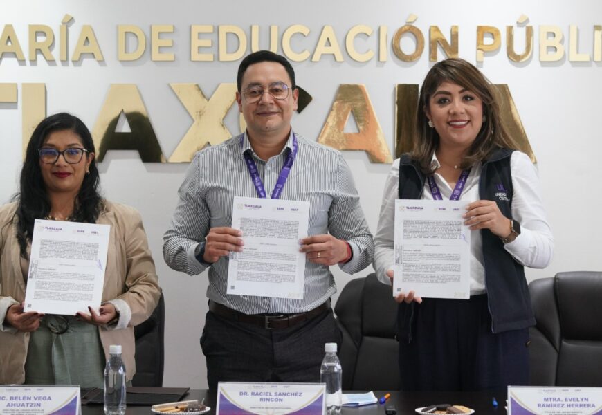 Convenio SEPE-USET SIPINNA Tlaxcala protege infancia