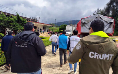 Tlaxcala brinda atención médica a Puebla por lluvias