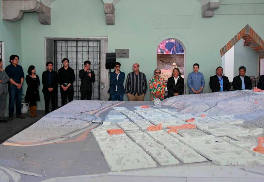 Maqueta de la Ciudad de Tlaxcala brilla