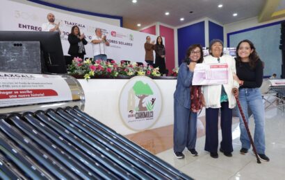 Calentadores Solares 2025 impulsa bienestar social en comunidades tlaxcaltecas