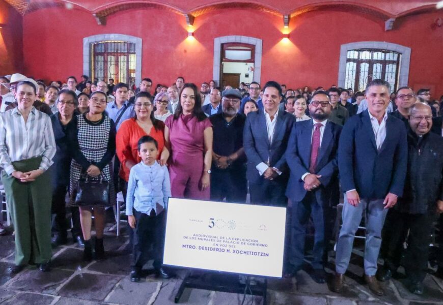 Audiovisual interactivo pone en voz viva los murales del Palacio de Gobierno