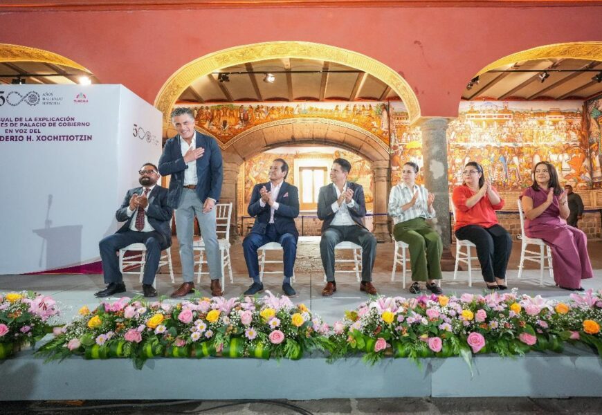 Alfonso Sánchez impulsa audiovisual Los murales del Palacio de Gobierno