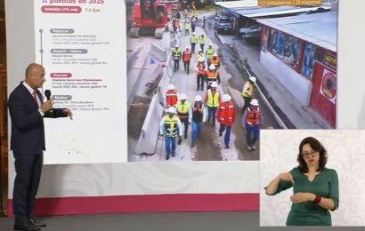Presentan avance del distribuidor vial de Santa Ana Chiautempan