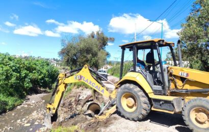 Rehabilitación del drenaje sanitario en la barranca Briones