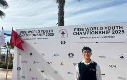 Ángel Palestina Díaz en el Campeonato Mundial de Ajedrez