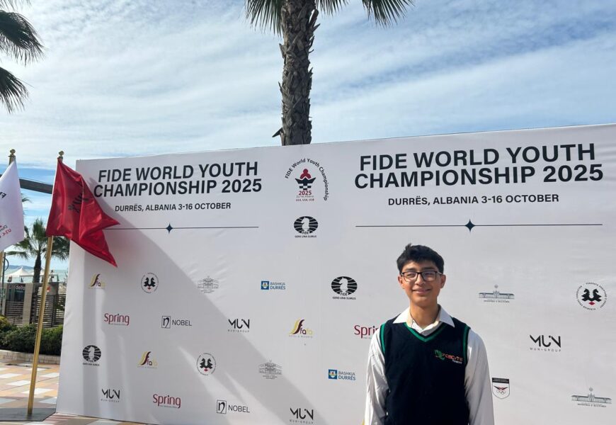 Ángel Palestina Díaz en el Campeonato Mundial de Ajedrez