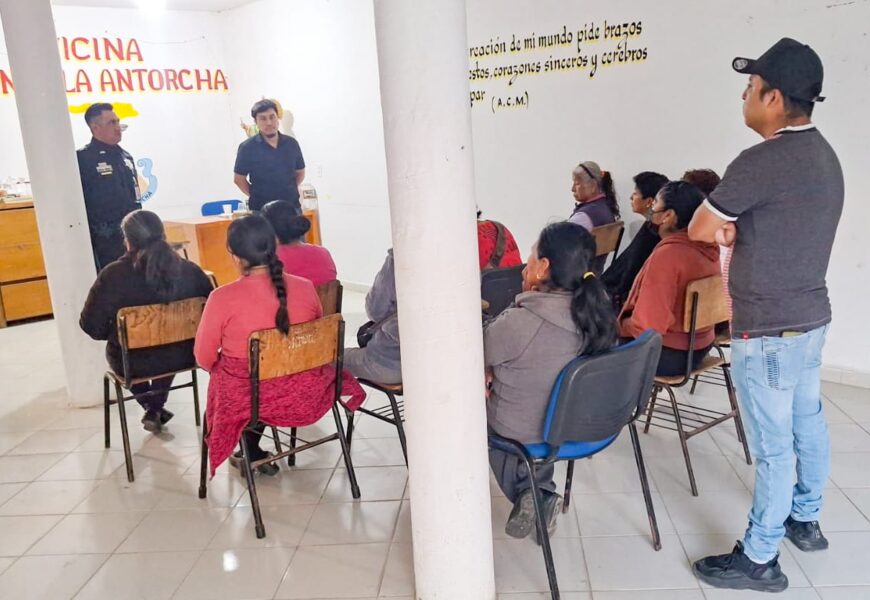 Comité de Vecinos Vigilantes en Tlaxcala fortalece seguridad
