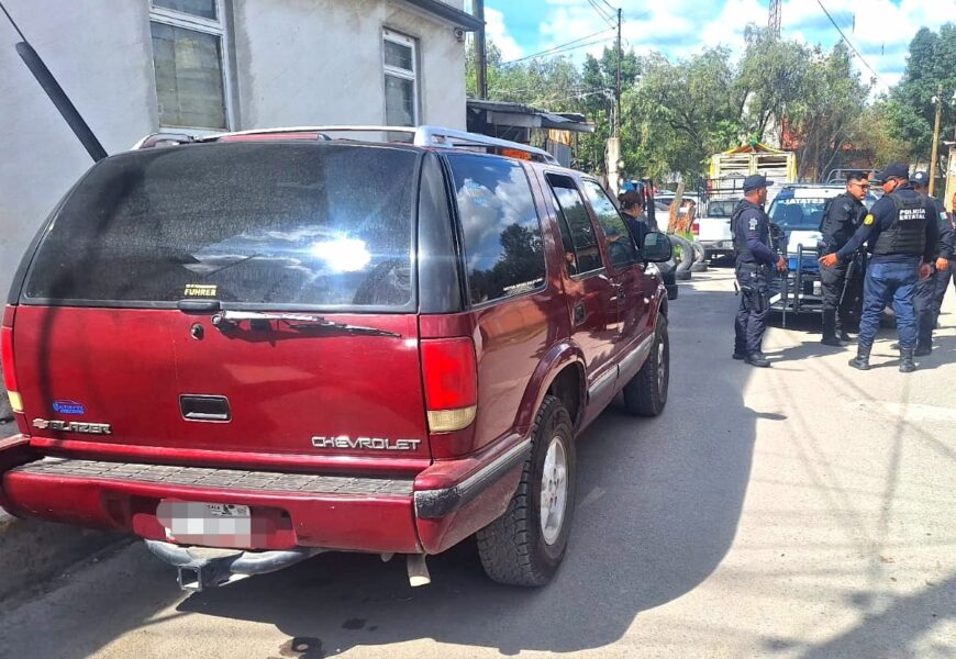 Policía Municipal de Tlaxcala recupera camioneta