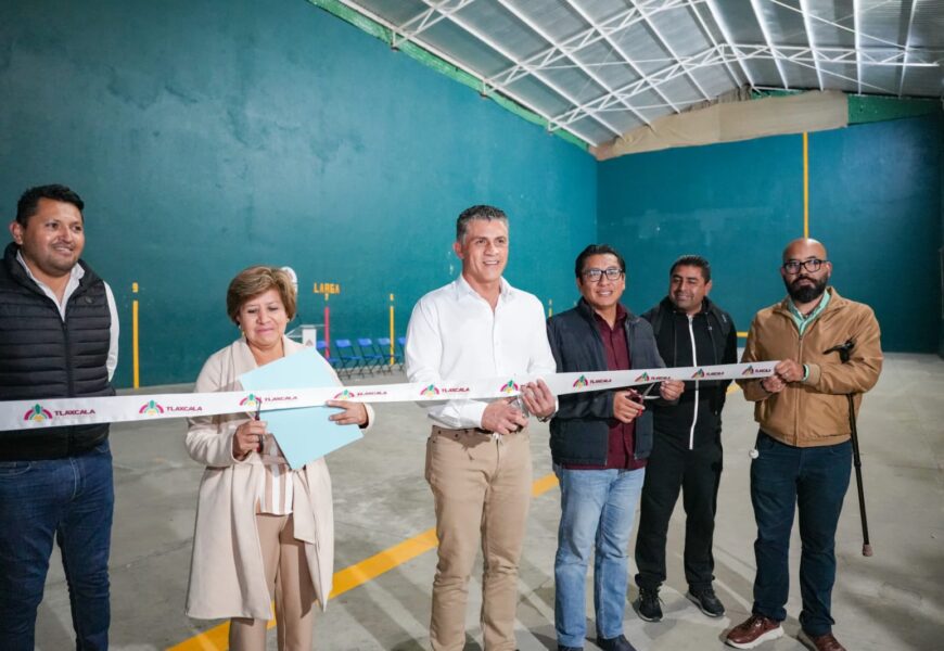 Reapertura de cancha de frontón en Tlaxcala impulsa unidad