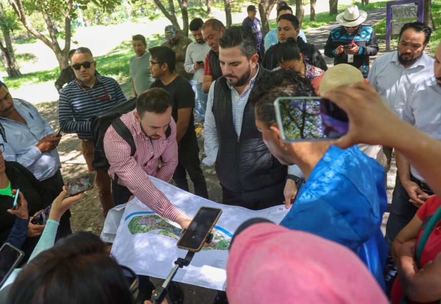 Gobierno supervisa Parque de la Juventud junto con ciudadanos