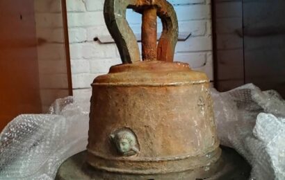 Campana del siglo XIX es restituida en Tlaxcala