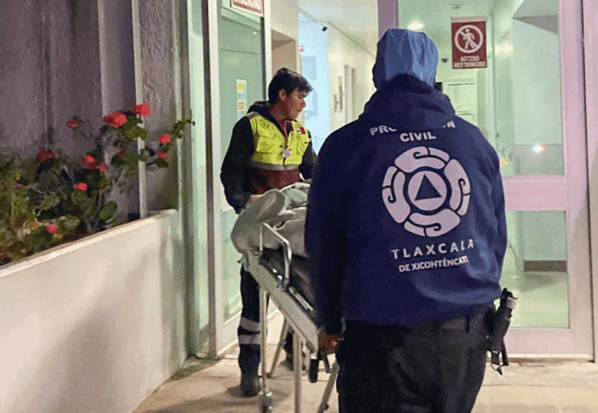 Accidente de un menor en moto en Tlaxcala