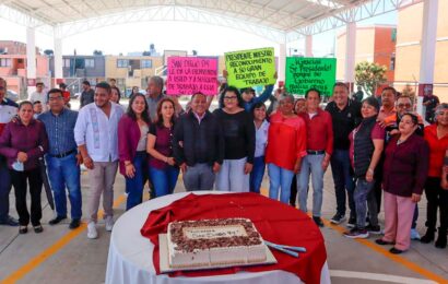 Inauguración de la techumbre en Apizaco Inauguración de la techumbre en Apizaco
