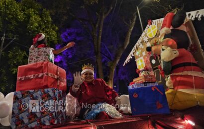 Gran éxito el desfile navideño en Tlaxcala capital