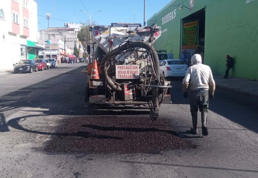 Bacheo en Apizaco avanza con acciones diarias Bacheo en Apizaco avanza con acciones diarias
