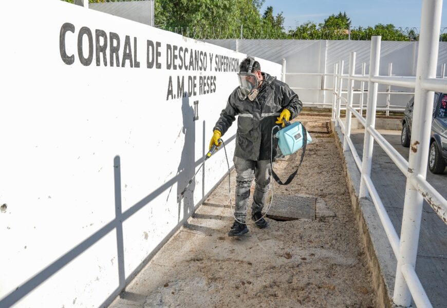Fumigan el rastro municipal de Tlaxcala Fumigan el rastro municipal de Tlaxcala