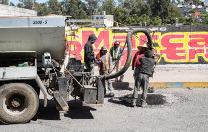 Ayuntamiento de Tlaxcala mejora calles con programa de bacheo Ayuntamiento de Tlaxcala mejora calles con programa de bacheo