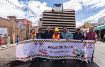 Rehabilitación de la avenida Xicohténcatl en Apizaco avanza