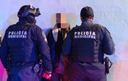 Aseguran a hombre con orden vigente en operativo municipal Aseguran a hombre con orden vigente en operativo municipal