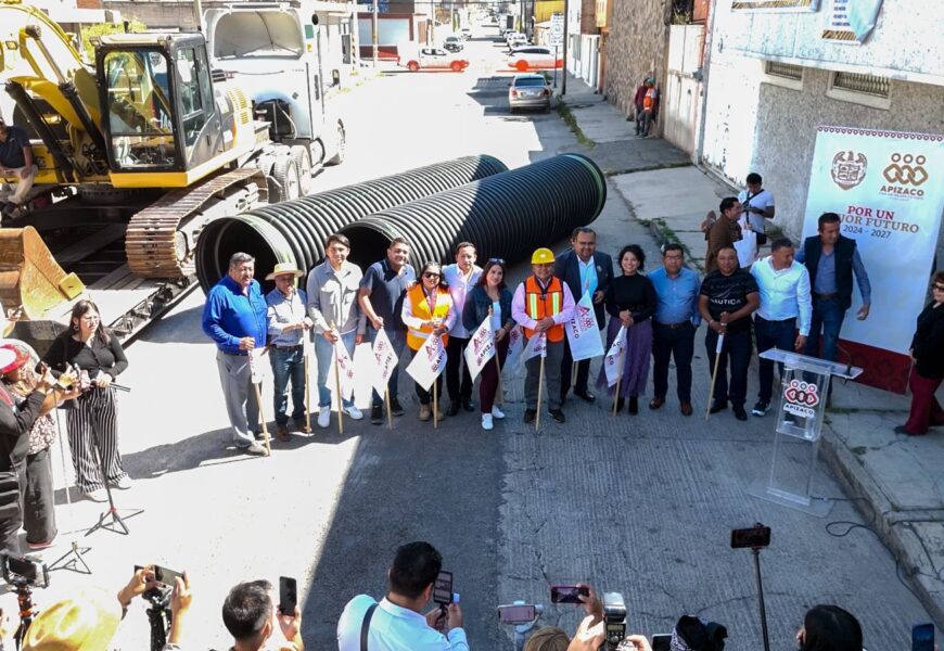 Inicia construcción de drenaje profundo en Apizaco Inicia construcción de drenaje profundo en Apizaco