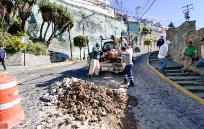 Ayuntamiento de Tlaxcala repara infraestructura hidráulica urbana