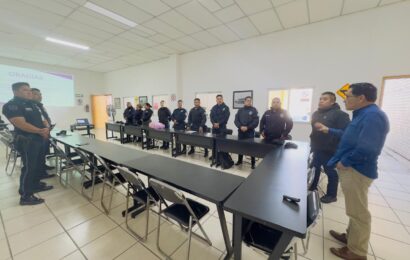 SMyT capacita a policías municipales y estatales