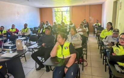 Tlaxcala refuerza prevención de riesgos con capacitación