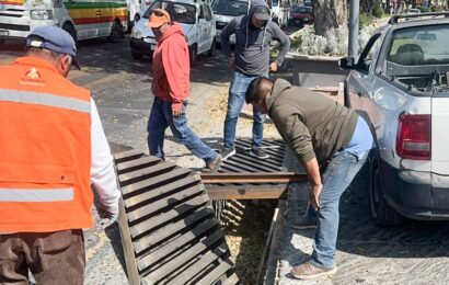 Ayuntamiento de Tlaxcala repara infraestructura en La Garita Ayuntamiento de Tlaxcala repara infraestructura en La Garita