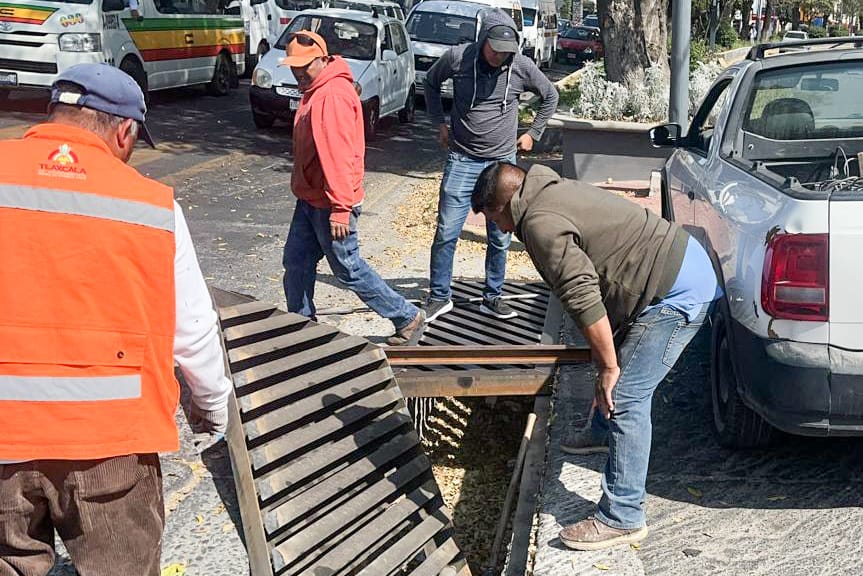 Ayuntamiento de Tlaxcala repara infraestructura en La Garita Ayuntamiento de Tlaxcala repara infraestructura en La Garita
