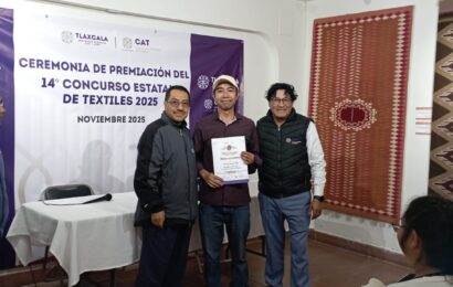 Concurso Estatal de Textiles Tlaxcala reconoce talento artesanal
