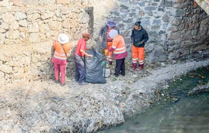 Gobierno de Alfonso Sánchez García realiza faena integral en Atempan