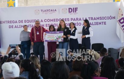 Entrega de equipamiento a comedores escolares avanza en Tlaxcala Entrega de equipamiento a comedores escolares avanza en Tlaxcala