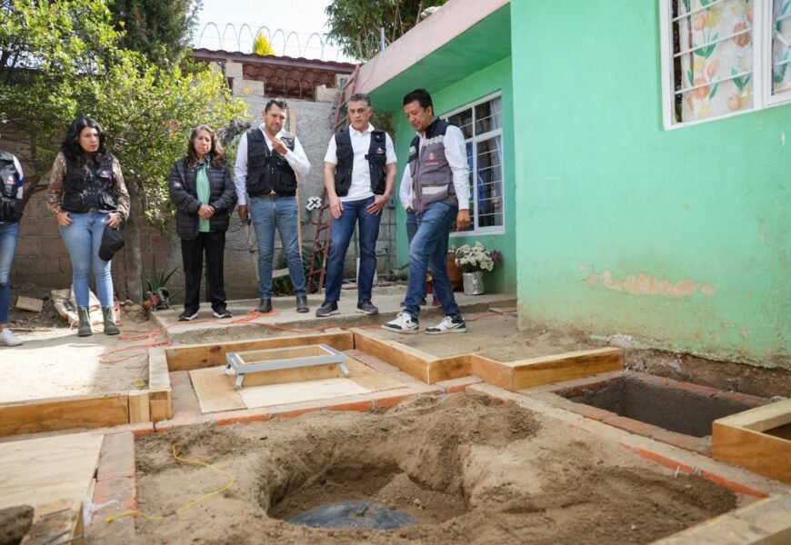 Instalación de biodigestores impulsa saneamiento en Acuitlapilco