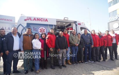 Entrega de Ambulancia en Apizaco fortalece la atención de emergencias