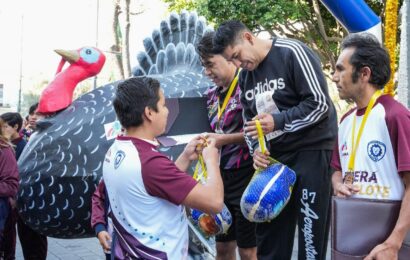 Carrera del Guajolote 2025 reúne a 1,400 asistentes