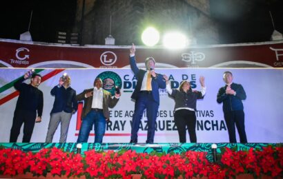 Rinde Primer Informe de Actividades  Ray Vázquez Conchas