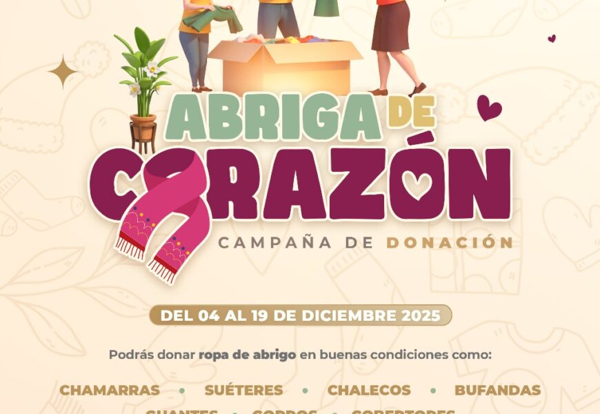 Campaña Abriga de Corazón apoya a quien mas lo necesita en Tlaxcala