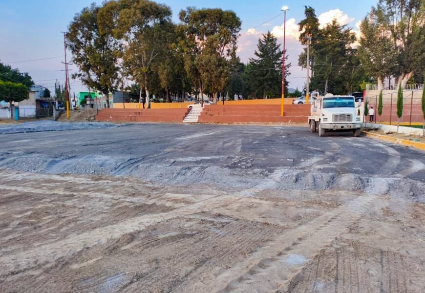 La rehabilitación plaza cívica Chimalpa mejora espacios públicos en Tlaxcala