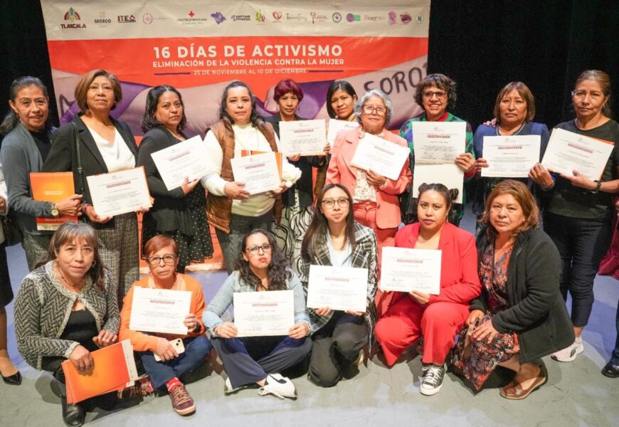 Clausura de talleres IMMUJER Tlaxcala impulsa unión y acción por las mujeres