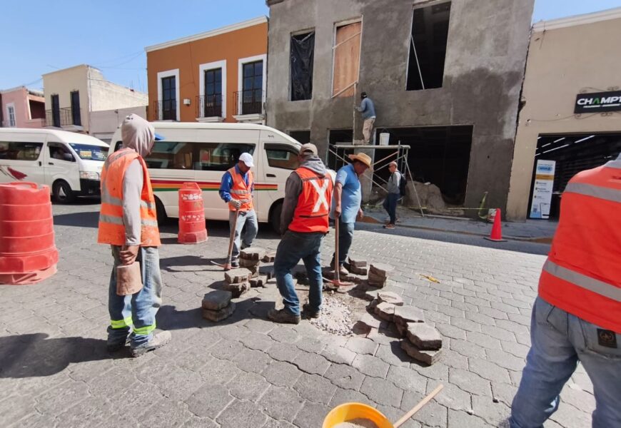 Ayuntamiento de Tlaxcala mejora vialidades 2025