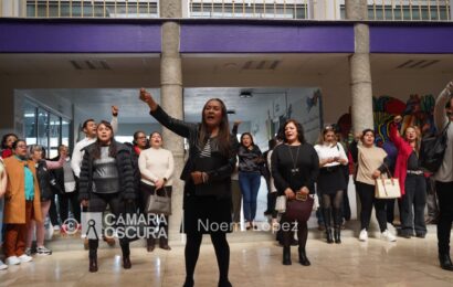 Integrantes del STAICOBAT protestan por derechos vulnerados en Tlaxcala