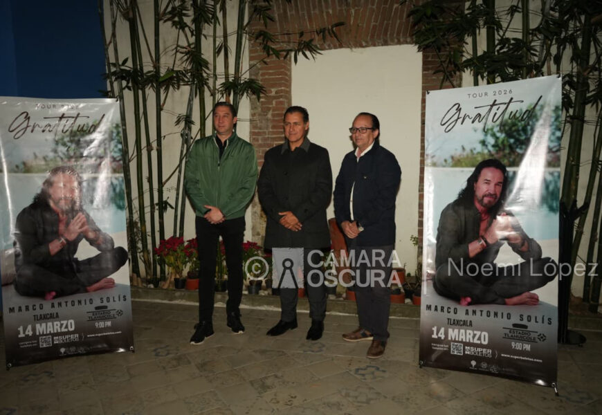 Anuncian concierto de Marco Antonio Solís en Tlaxcala
