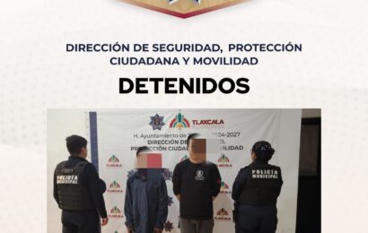 Policía municipal de Tlaxcala restablece el orden en Puente Rojo