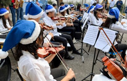 La Casa de la Cultura de Tlaxcala fue sede del Festival Navideño Peces En El Río