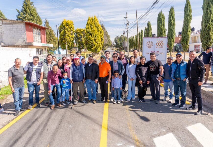 Obras viales en San Luis Apizaquito impulsan movilidad y bienestar Obras viales en San Luis Apizaquito impulsan movilidad y bienestar