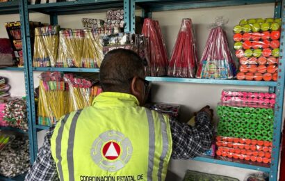 Protección Civil refuerza las recomendaciones por uso de pirotecnia en diciembre