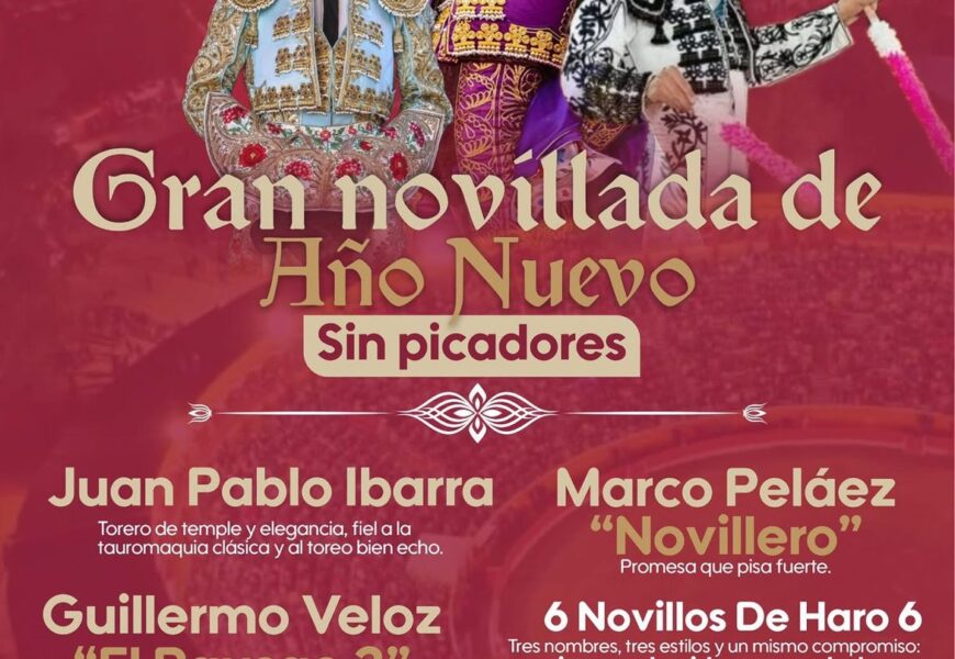 Ayuntamiento de Apizaco invita a la novillada de año nuevo Ayuntamiento de Apizaco invita a la novillada de año nuevo